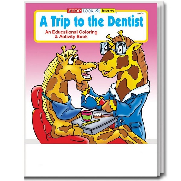 CS0330B A Trip To The Dentist Coloring and Activity BOOK Blank No Impr